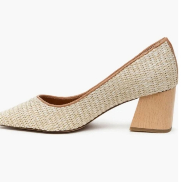 🔹️KELSI DAGGER🔹️ Block Heel Pumps in natural Color for women - Picture 6 of 6